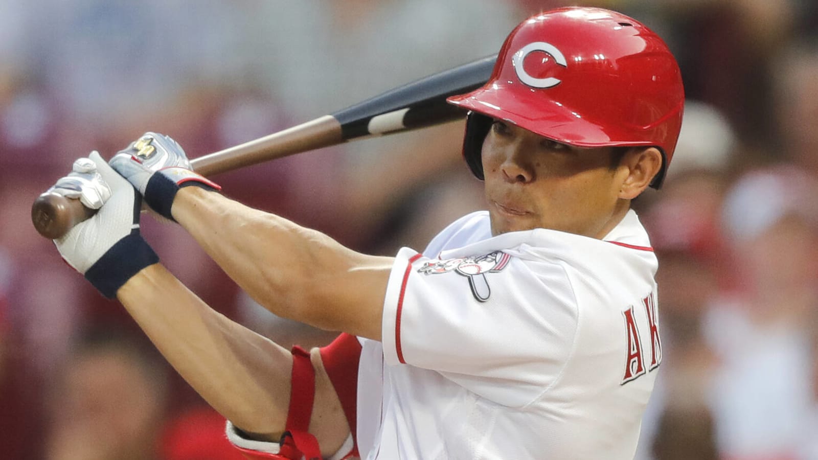 Outfielder Shogo Akiyama wanted to make history with Reds