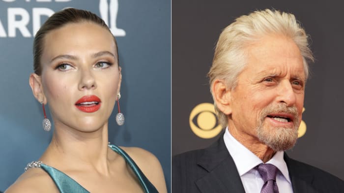 scarlett-johansson-michael-douglas These 20 celebrities are surprisingly related
