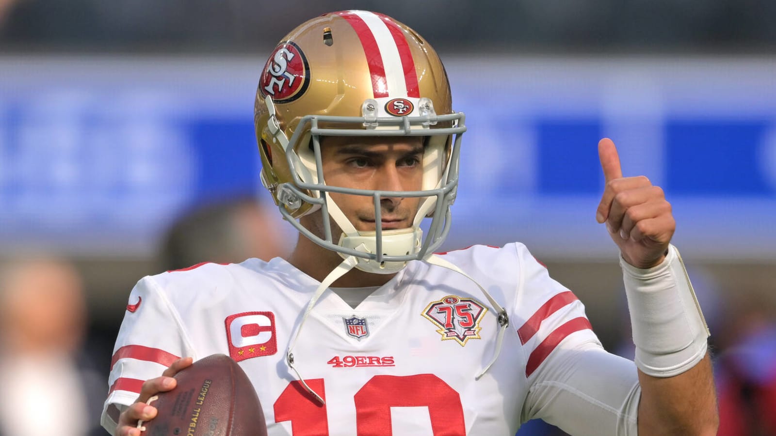 49ers GM John Lynch doesn't 'foresee' cutting QB Jimmy Garoppolo