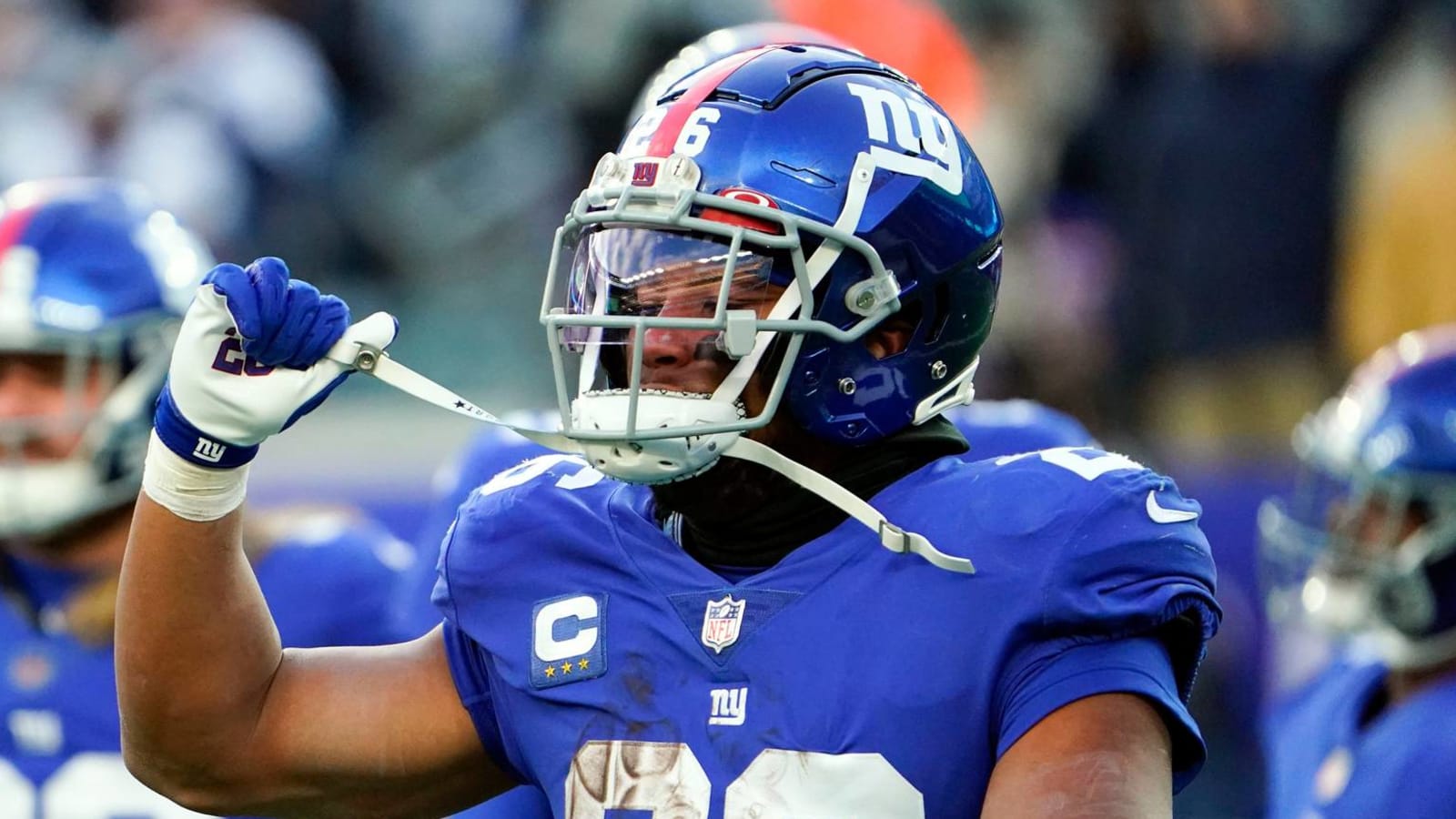 Giants RB Saquon Barkley again backs Joe Judge despite poor record