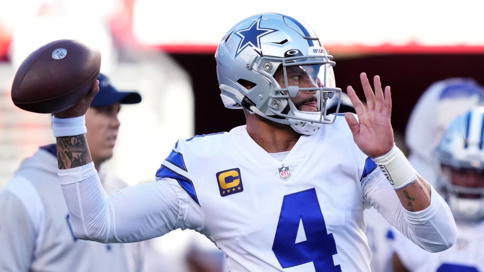 Cowboys QB Dak Prescott reviewing interception problem