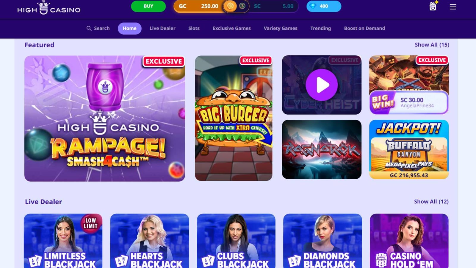 High 5 Casino Promo Code | July 2025