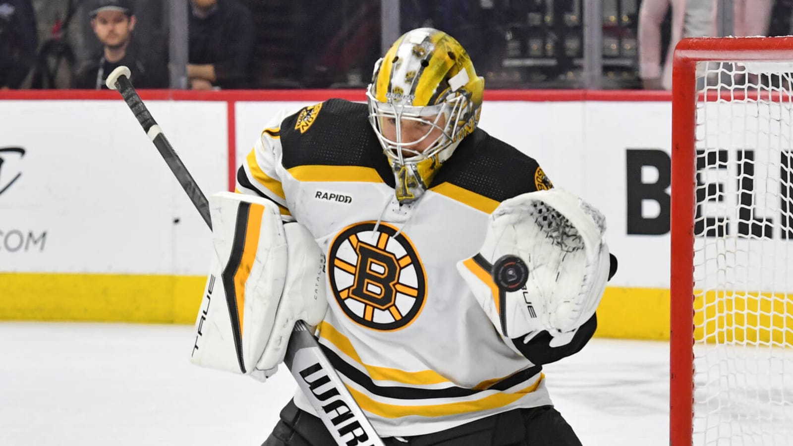 Red's gone. Red's gone': Bruins goalie Jeremy Swayman finds purpose in  tragedy - The Athletic