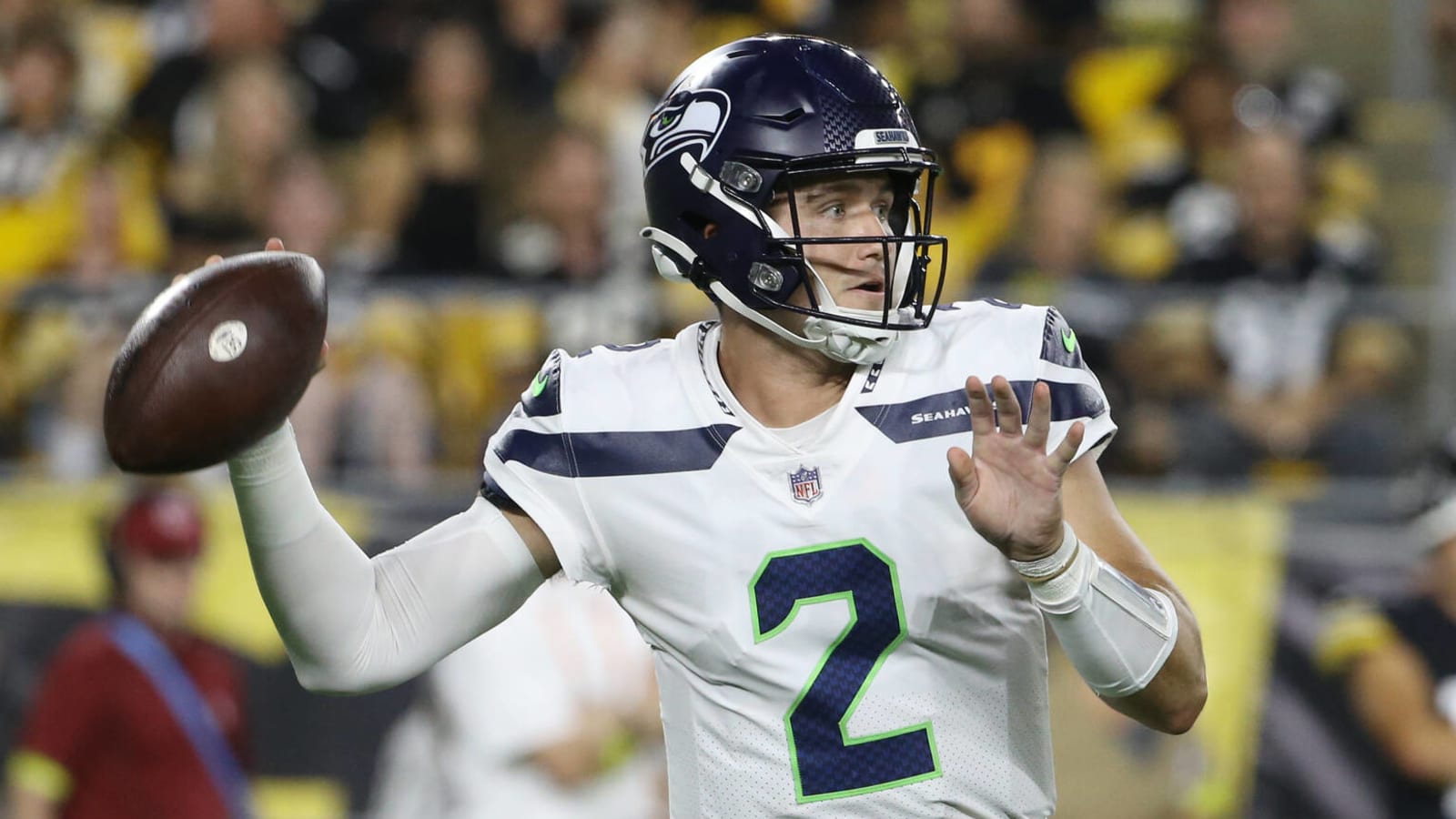 Seahawks give Drew Lock first-team reps at practice