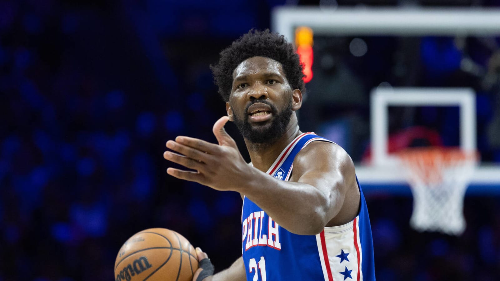 Joel Embiid not able to play 'freely' in playoffs due to thumb injury