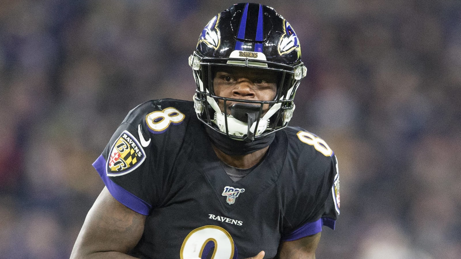 NFL fans freak out over Lamar Jackson almost crashing into jet ski playing beach football