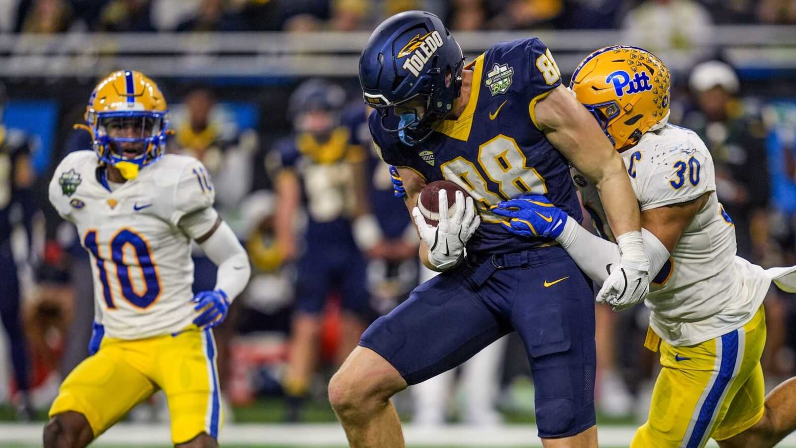 Toledo needed so many tries to finish off dramatic win over Pitt