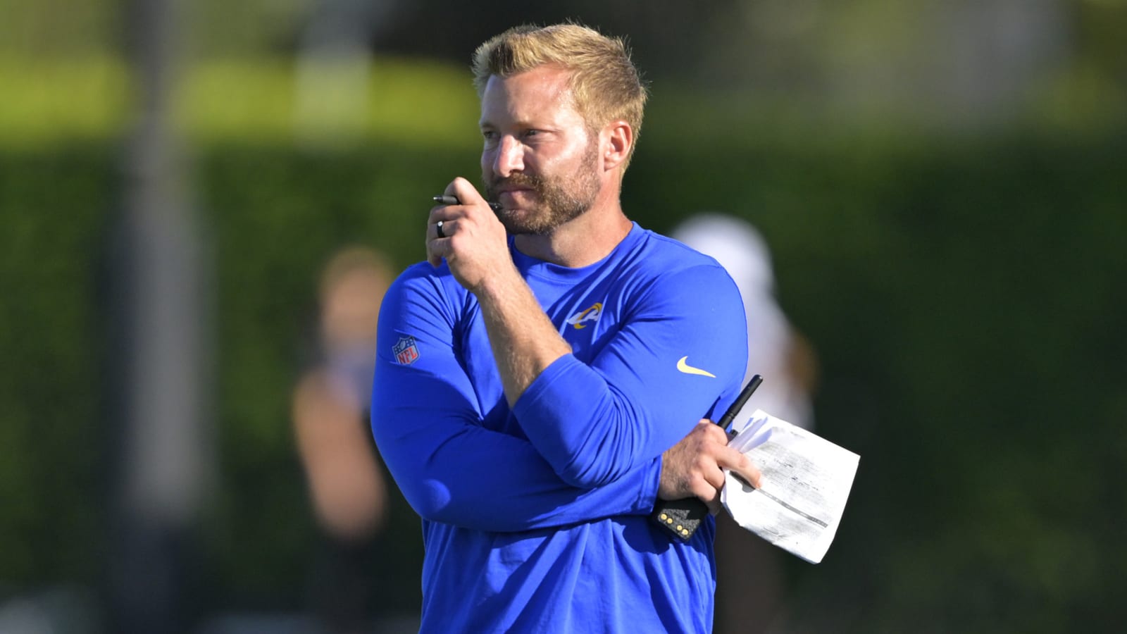 Rams HC Sean McVay (temporarily) handing over keys to assistant