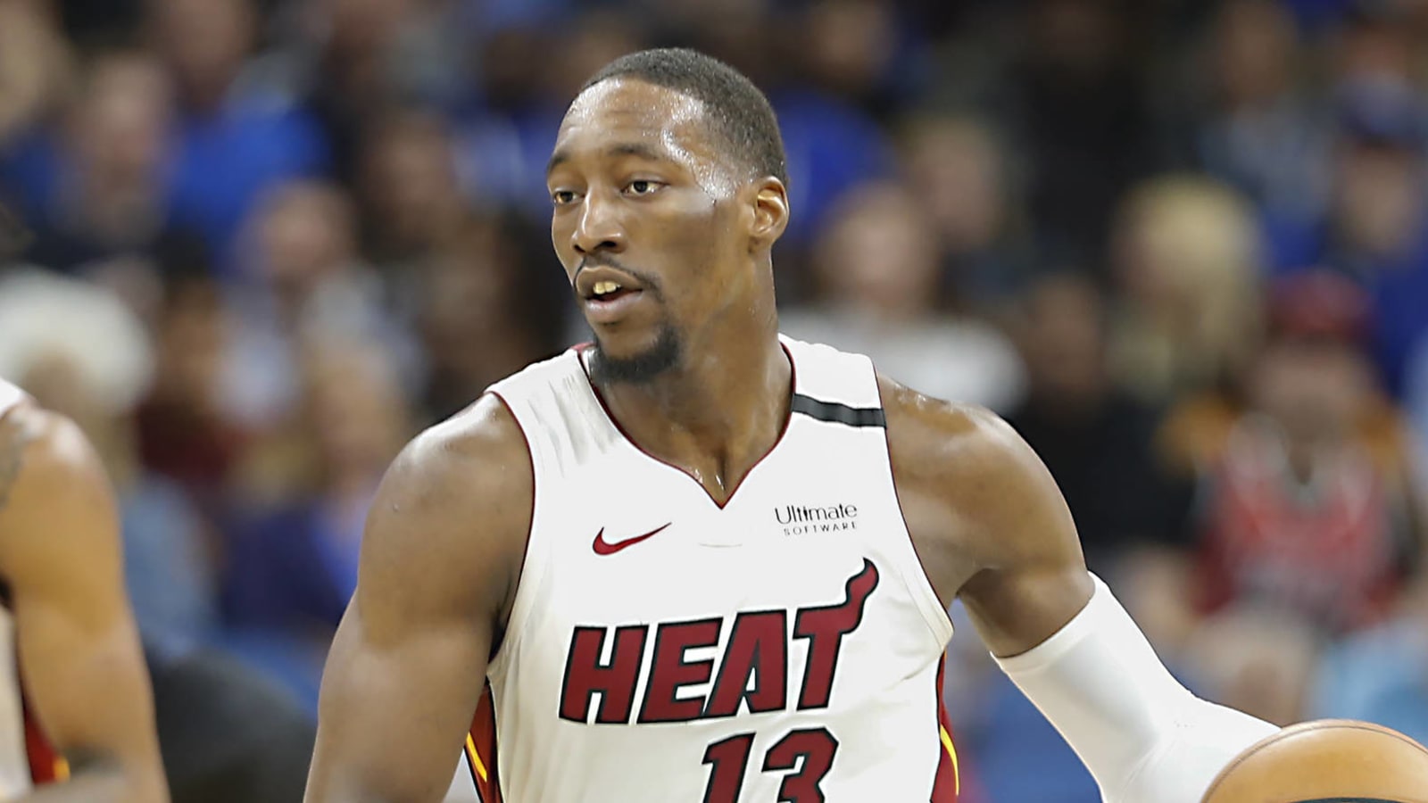 Bam Adebayo wears signed Bradley Beal jersey after game