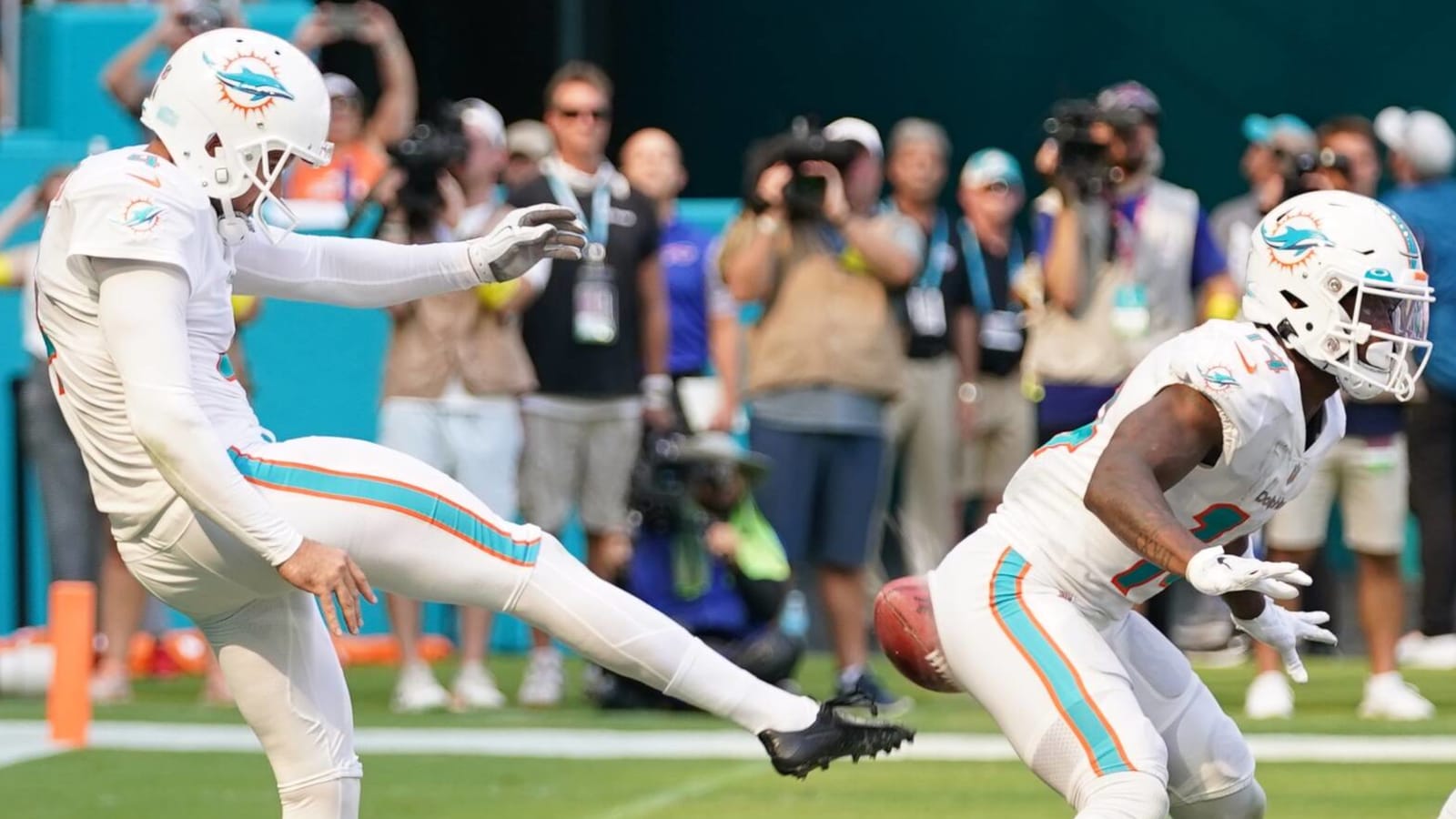 Dolphins ST coordinator: 'Zero amusement' out of 'butt punt'