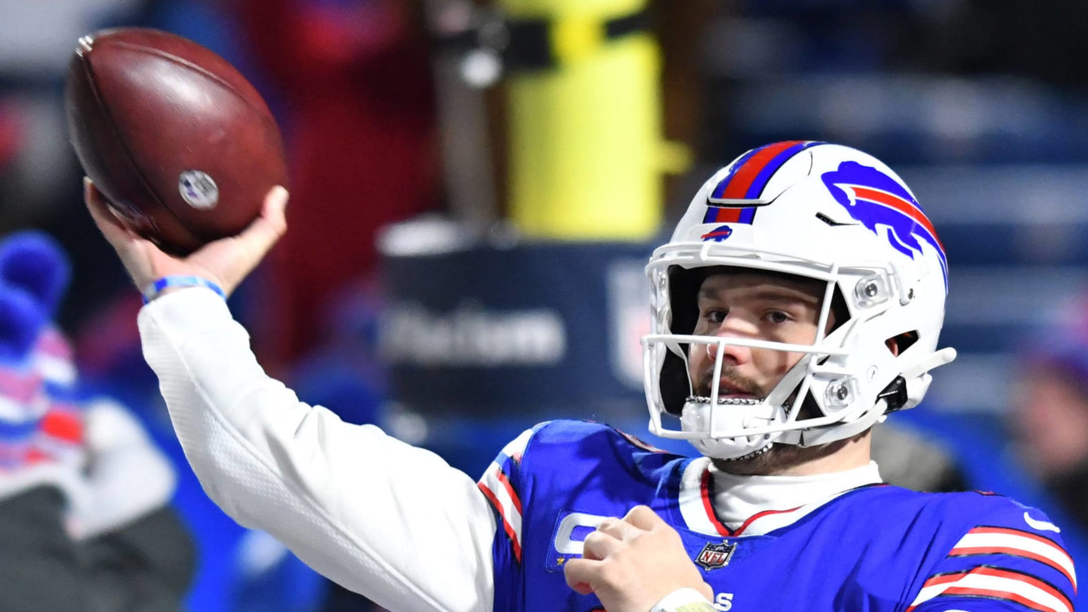 Watch: Josh Allen scrambles, finds Dawson Knox on amazing TD pass