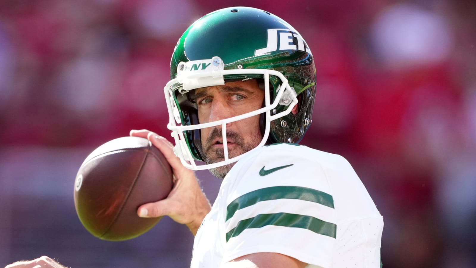 Watch: Aaron Rodgers' first TD pass with the Jets is a classic