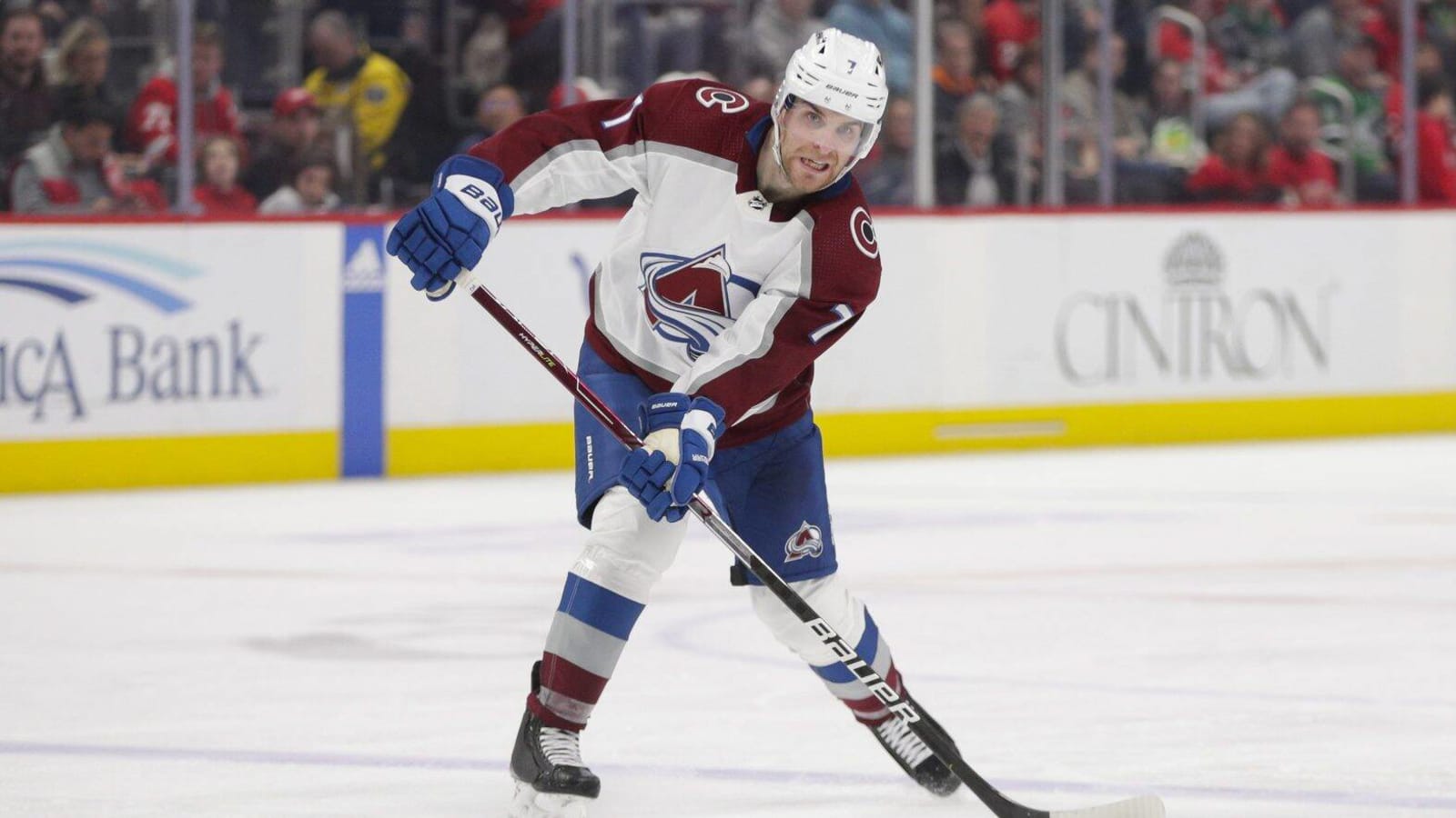 Avalanche’s Devon Toews out tonight vs. Stars