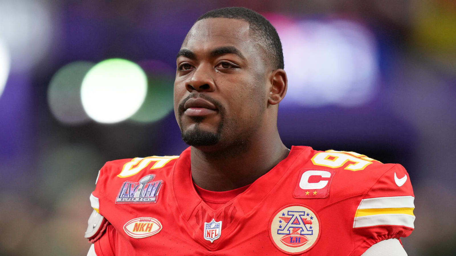 Chris Jones makes big statement at Chiefs parade