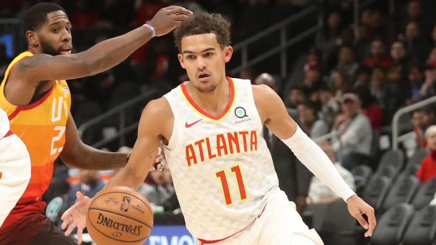 trae young spat on