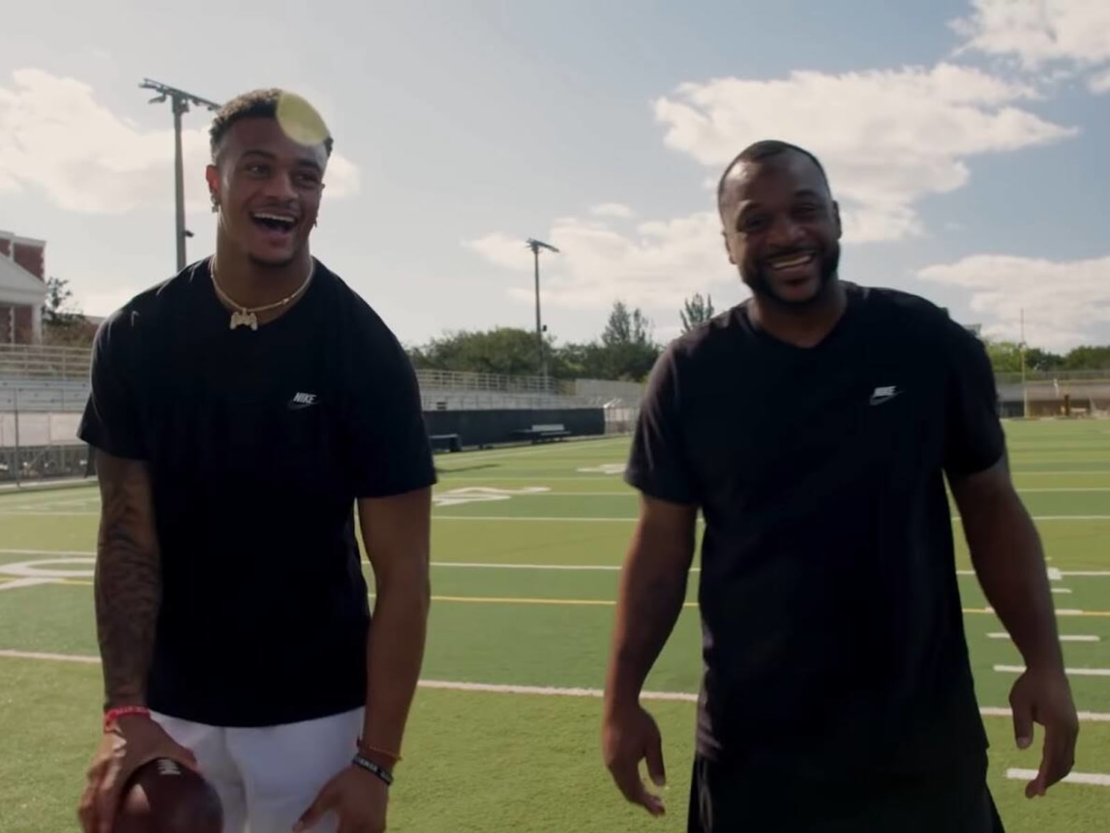 Watch: Former NFL cornerback Patrick Surtain Sr. passes torch to Patrick  Surtain Jr. in latest 'I Could Do That' episode