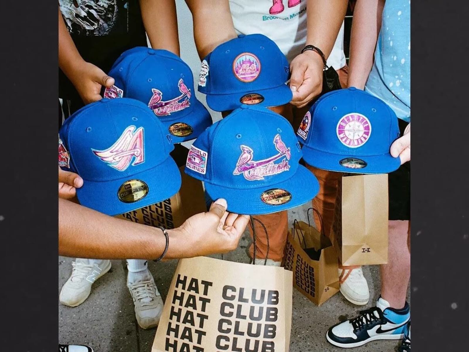 Cotton Candy Fitted Hats From Hat Club!