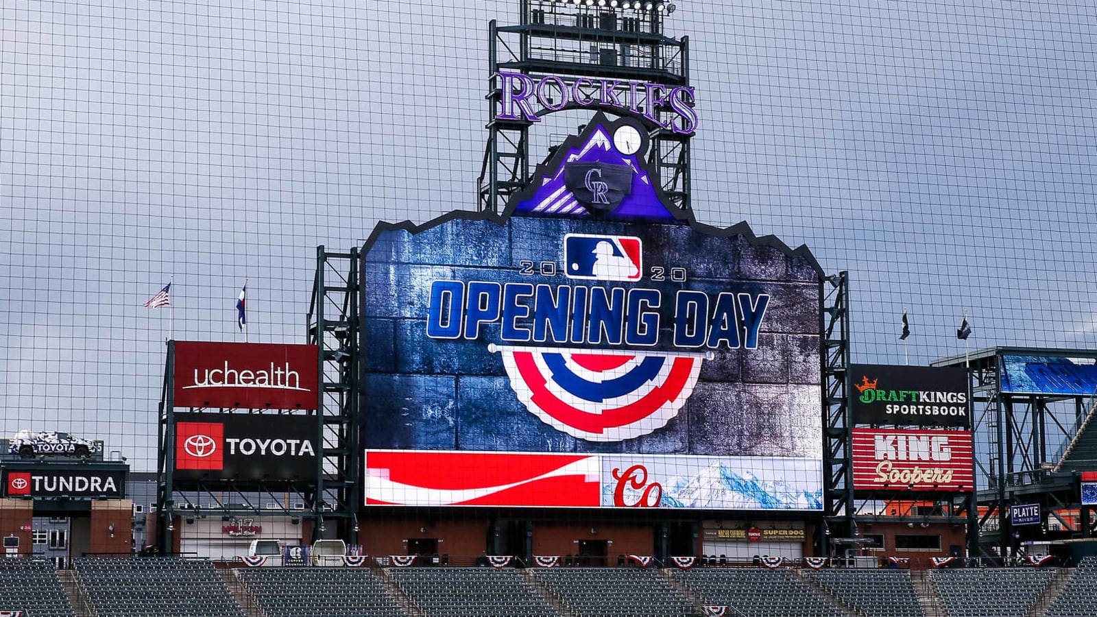 What's up with the Rockies' bizarre scoreboard message?