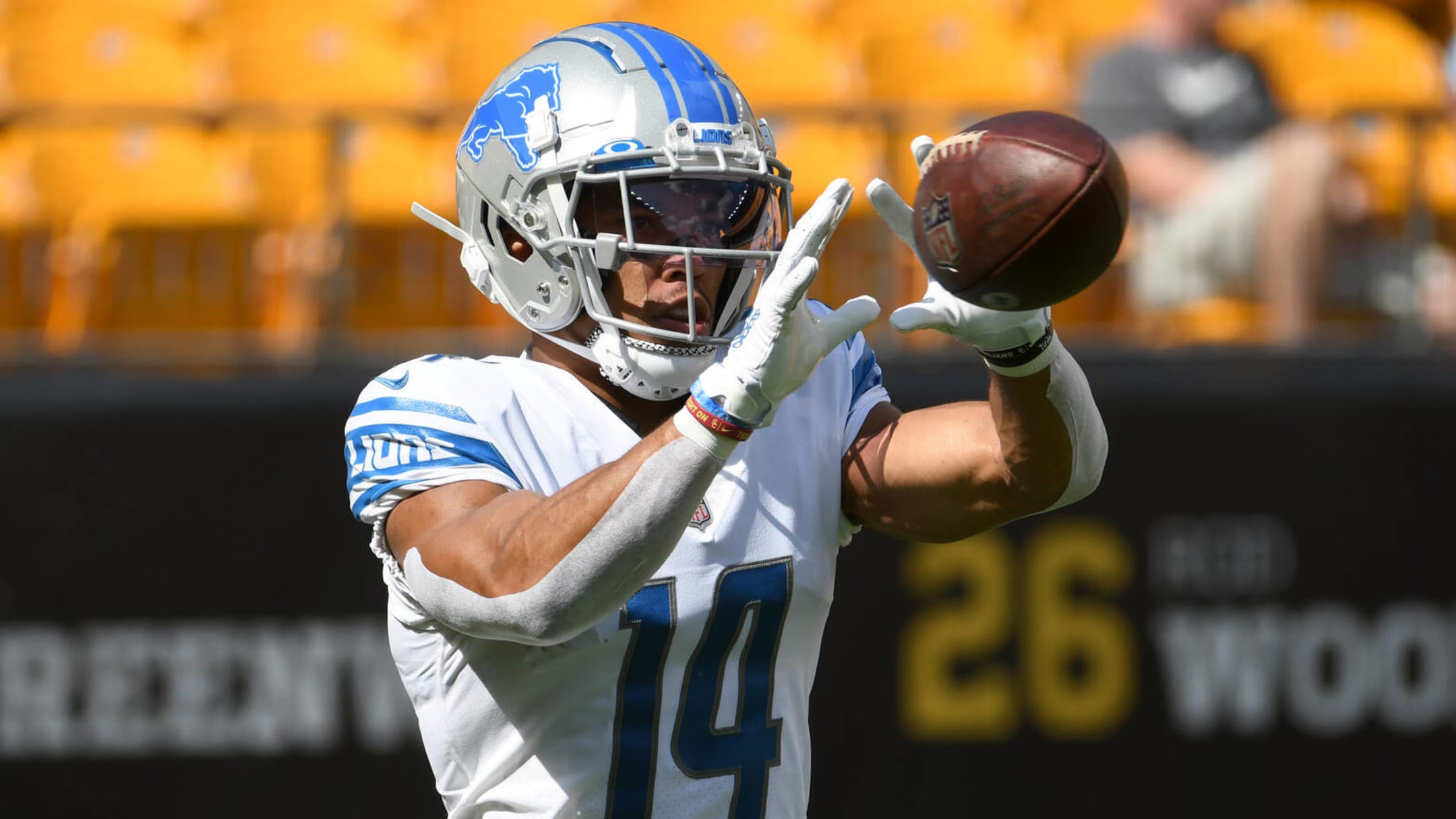 Lions' Amon-Ra St. Brown still keeps notebook of 16 WRs drafted