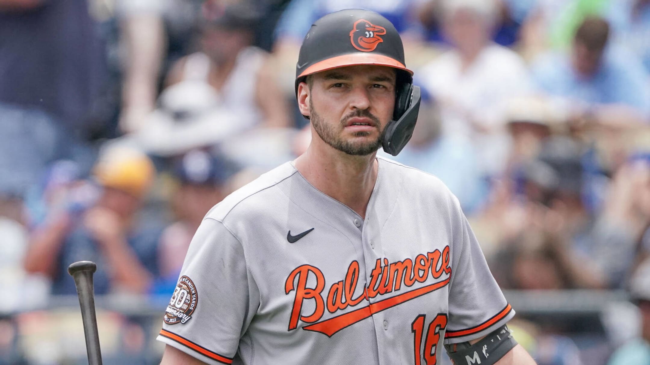 Trey Mancini reacts to potential final home Orioles game amid Mets trade  talks