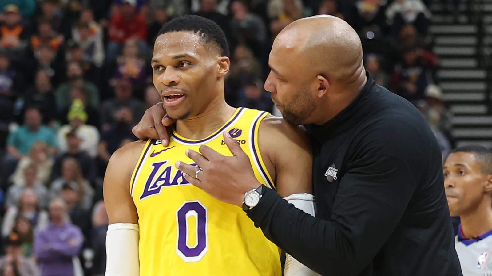 Lakers’ Westbrook, Ham had heated halftime exchange