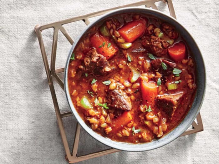 Beef and barley stew