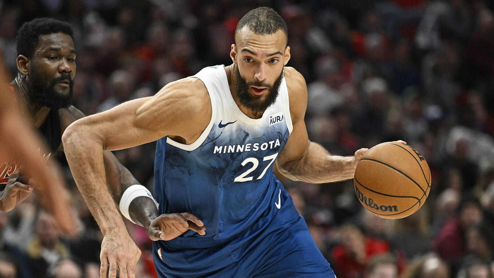 Watch: Rudy Gobert pulls off pass through defender’s legs