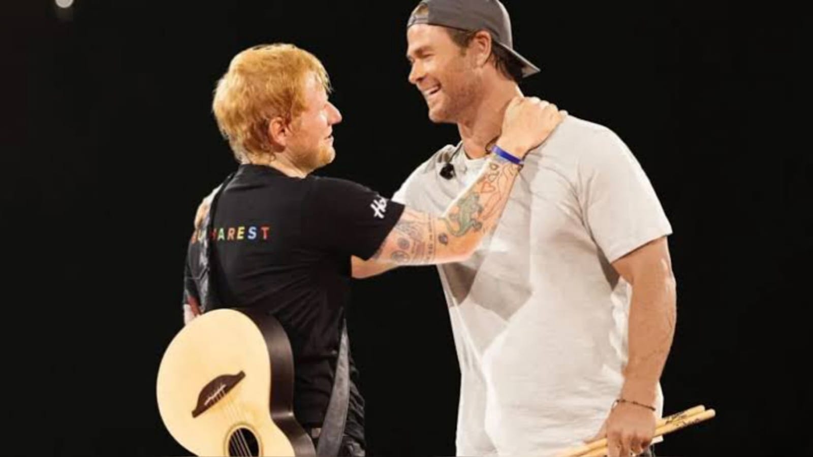 Watch: Chris Hemsworth Plays Drums For 70,000 People At Ed Sheeran’s Show, Reveals Why He Got Into Music