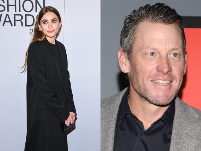Ashley Olsen and Lance Armstrong
