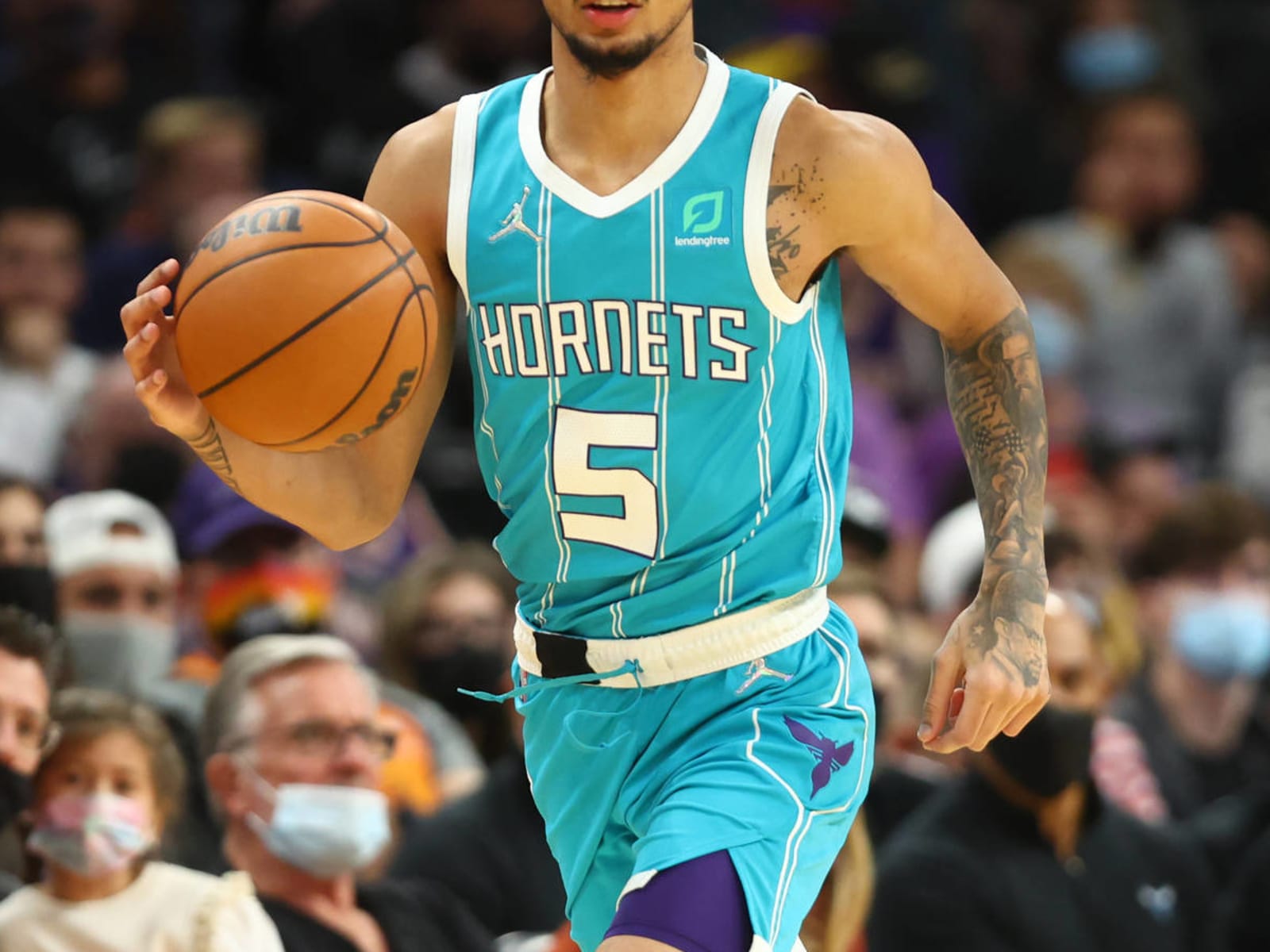 Charlotte Hornets James Bouknight Teal Jersey