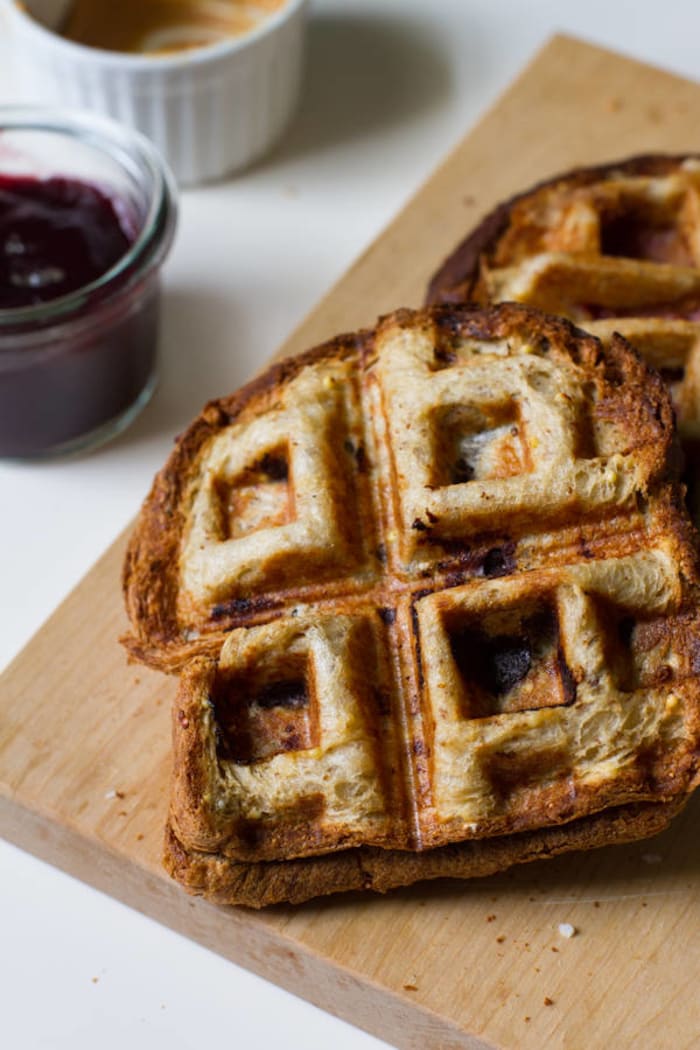 PB&J Waffles