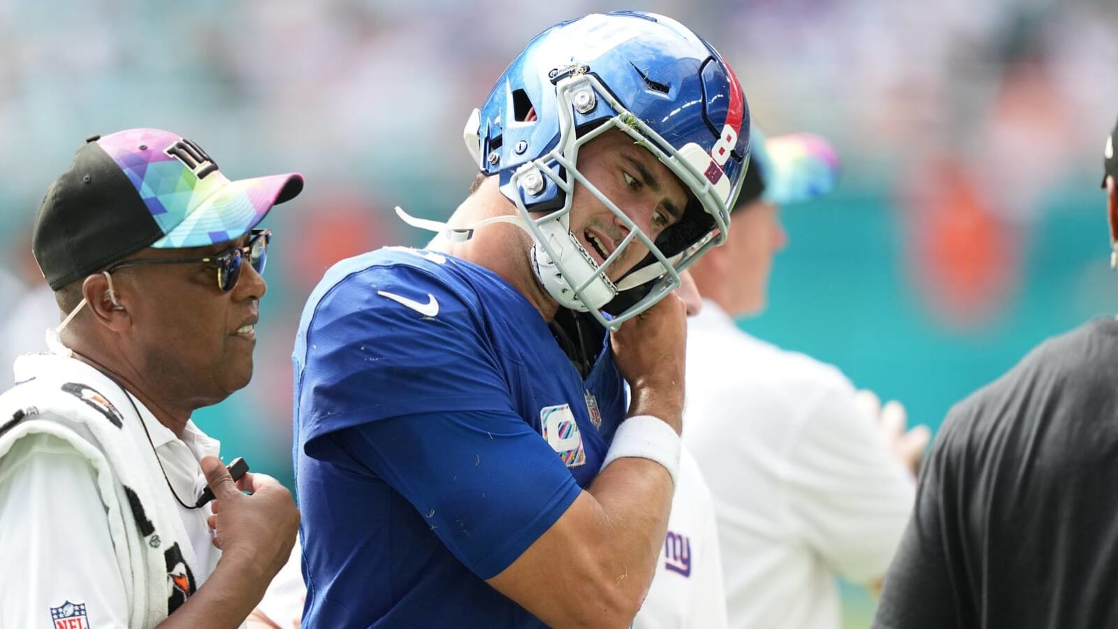 Giants' Daniel Jones compares new neck injury to previous issue