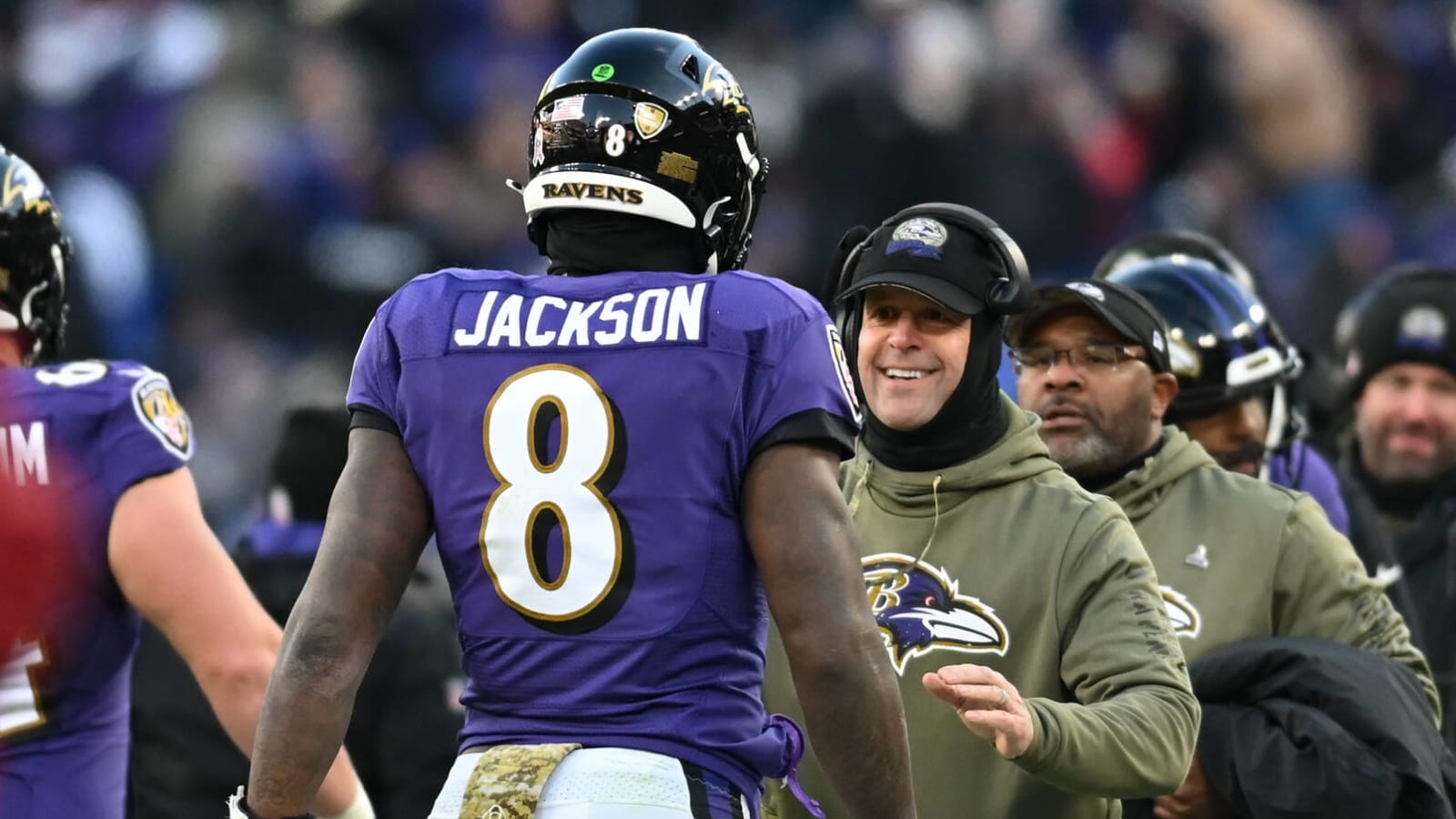 Ravens HC John Harbaugh defends Lamar Jackson for missing playoff game