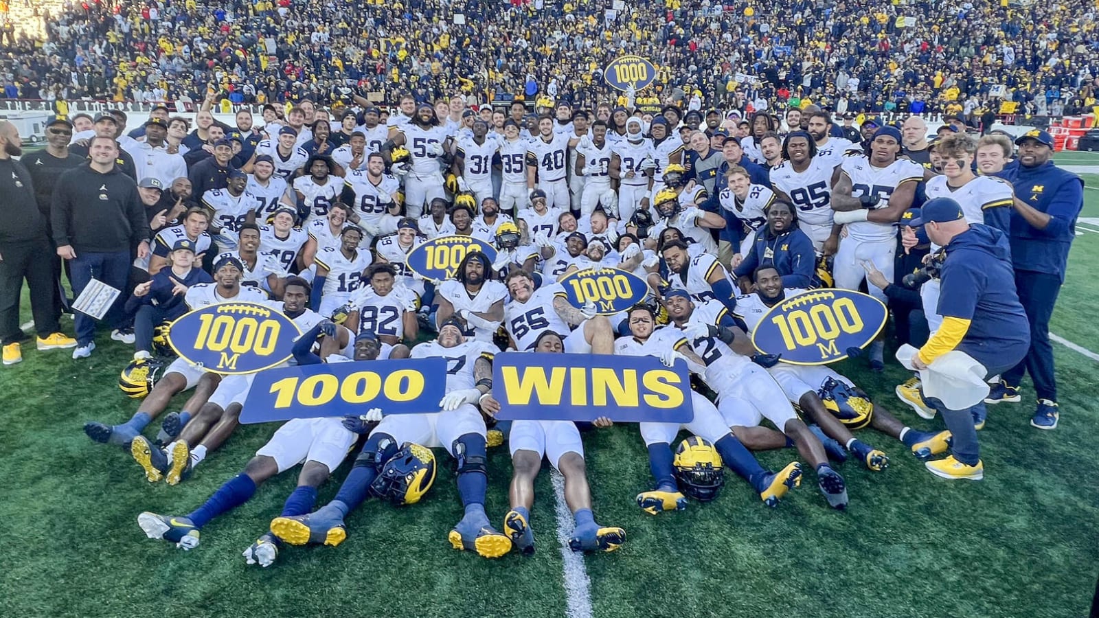 Michigan Wins 1 000th Game In School History Yardbarker