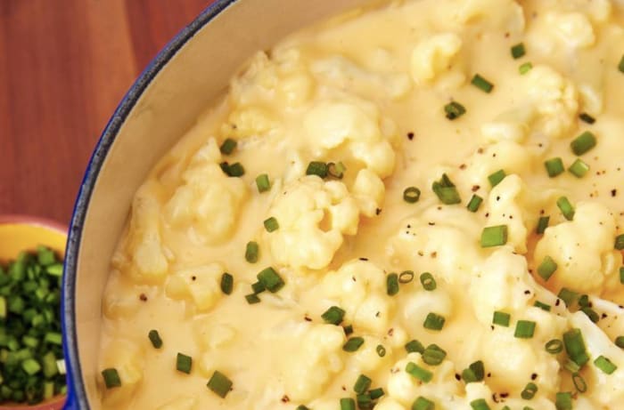 Cauliflower mac and cheese