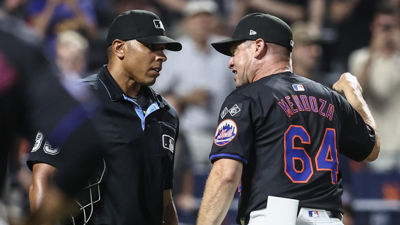 Watch: Mets’ Carlos Mendoza ejected after arguing strikeout call