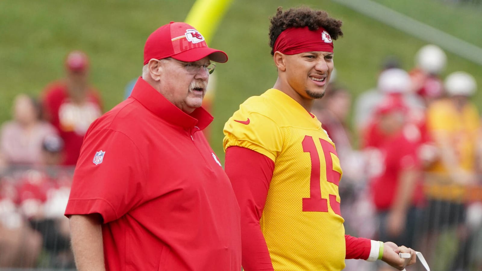 Andy Reid addresses Patrick Mahomes, Tom Brady debate