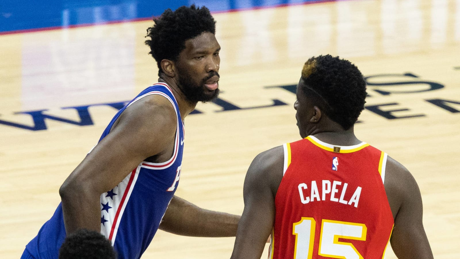 Joel Embiid, Clint Capela trash talk each other in French