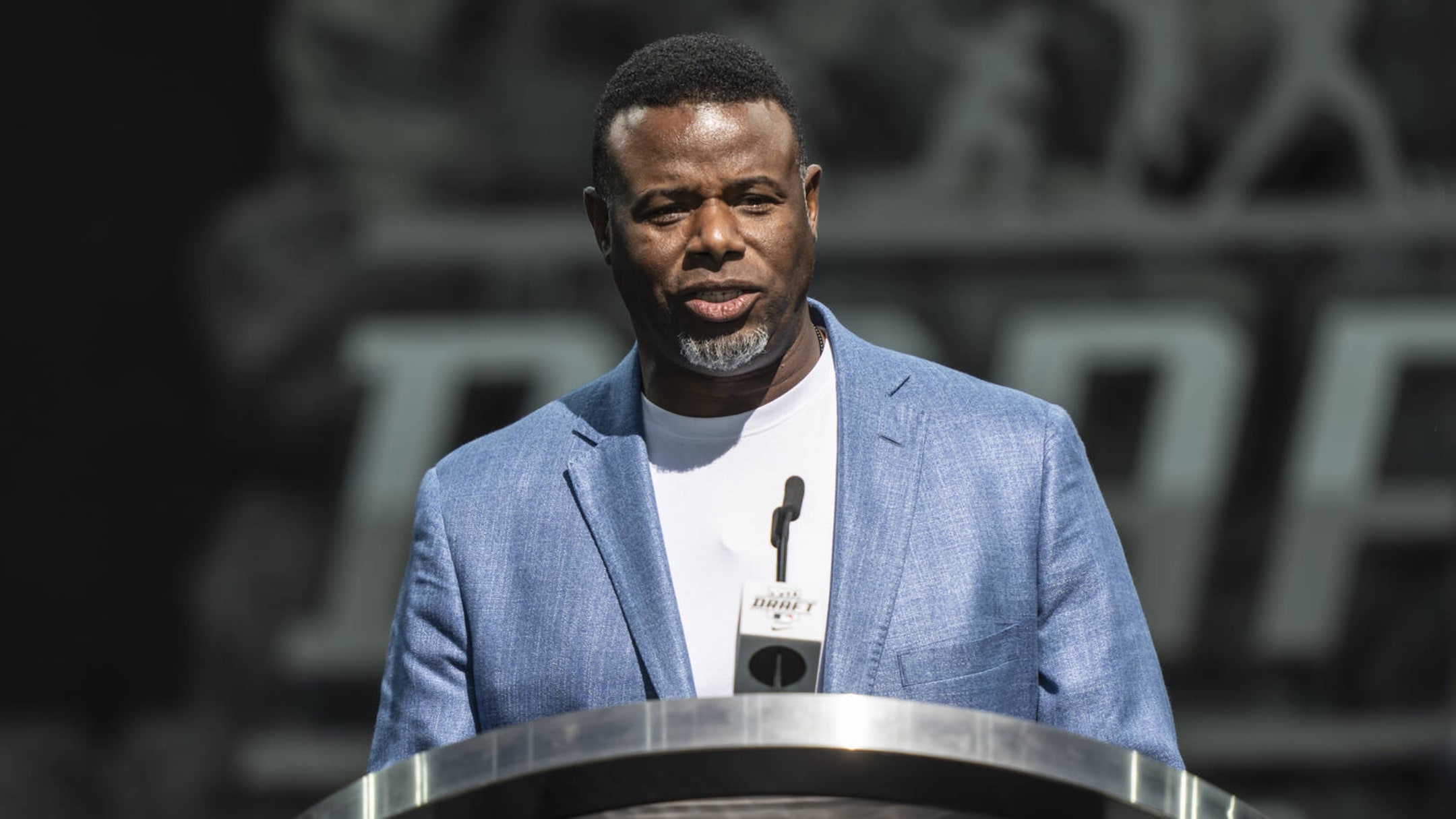 Why was Ken Griffey Jr. credentialed as media for Cowboys-Cardinals?
