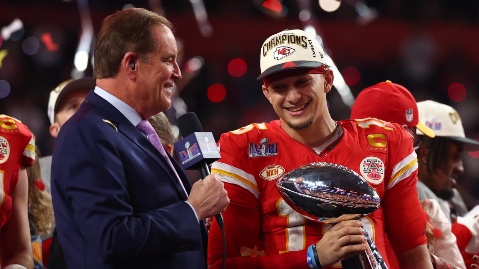 NBA world reacts to Patrick Mahomes winning his third Super Bowl