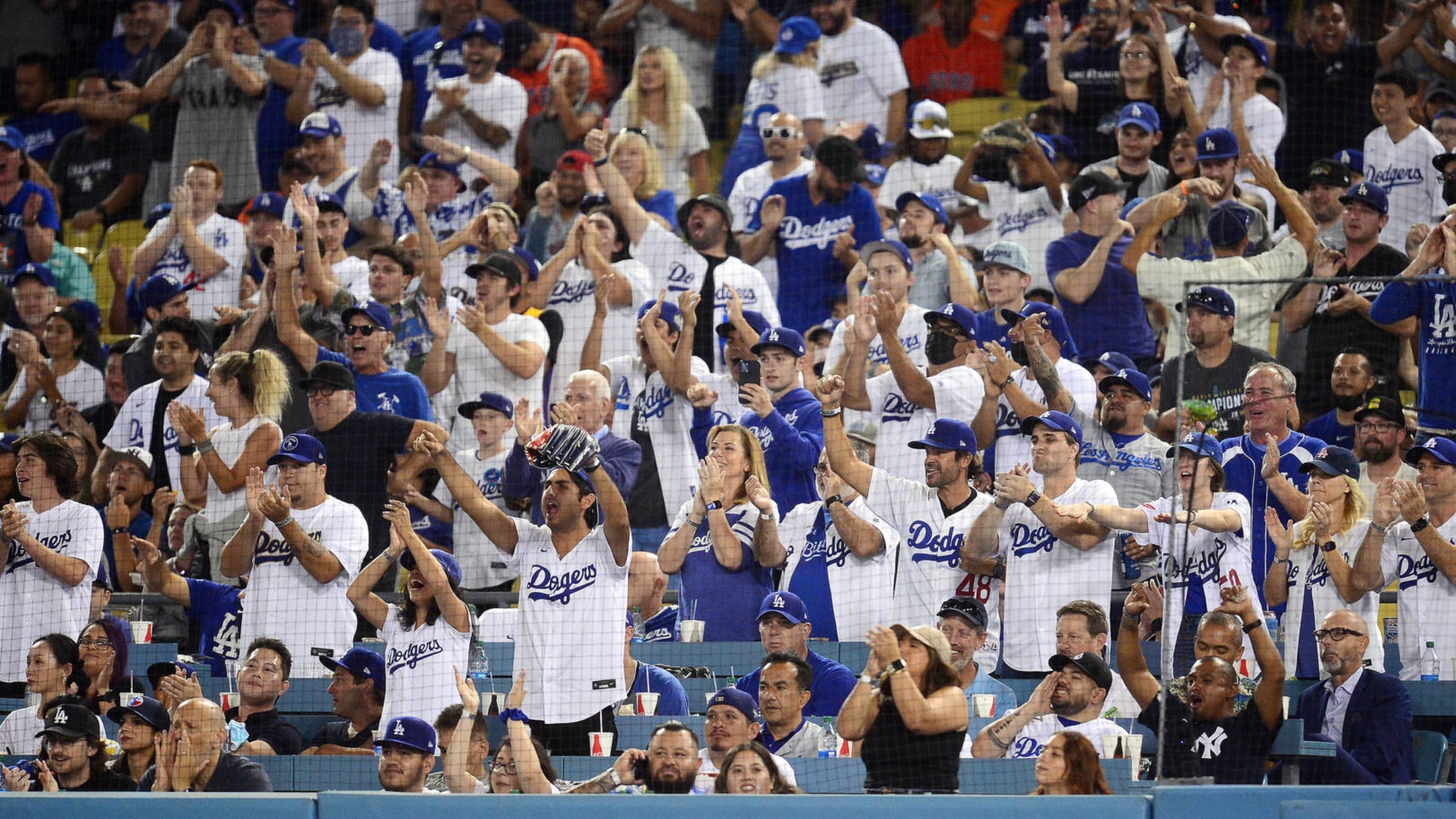 Fights ensue at Dodgers-Astros game as fans invading Houston