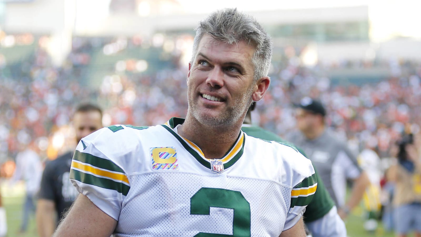 Mason Crosby has knee injury, hopes to be ready for Week 1