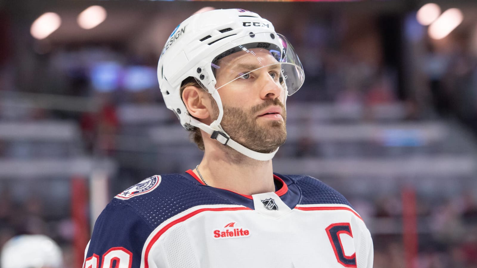 Blue Jackets captain out six weeks with fractured jaw