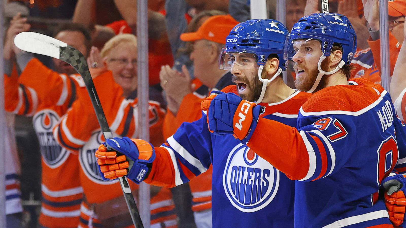 Watch: Oilers tie WCF Game 4 after one period