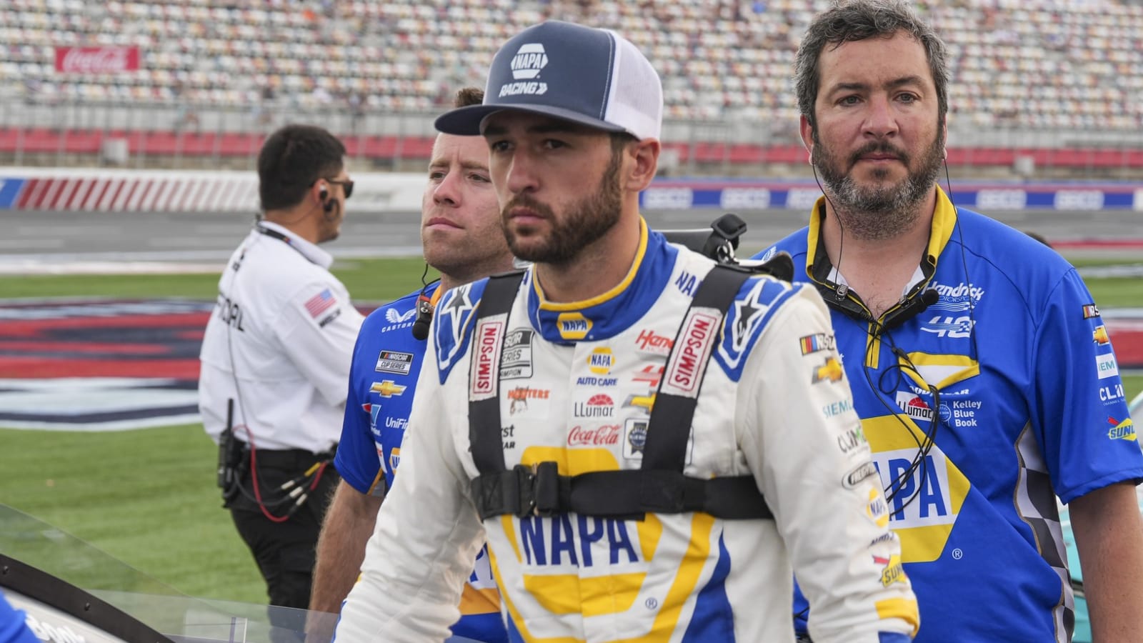 Kyle Larson and Chase Elliott tied for NASCAR points lead after Loudon