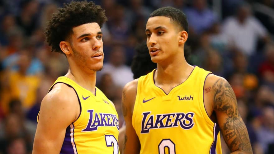 Report Lakers Tell Lonzo Ball And Kyle Kuzma To Calm Down The Social Media Roasts Yardbarker