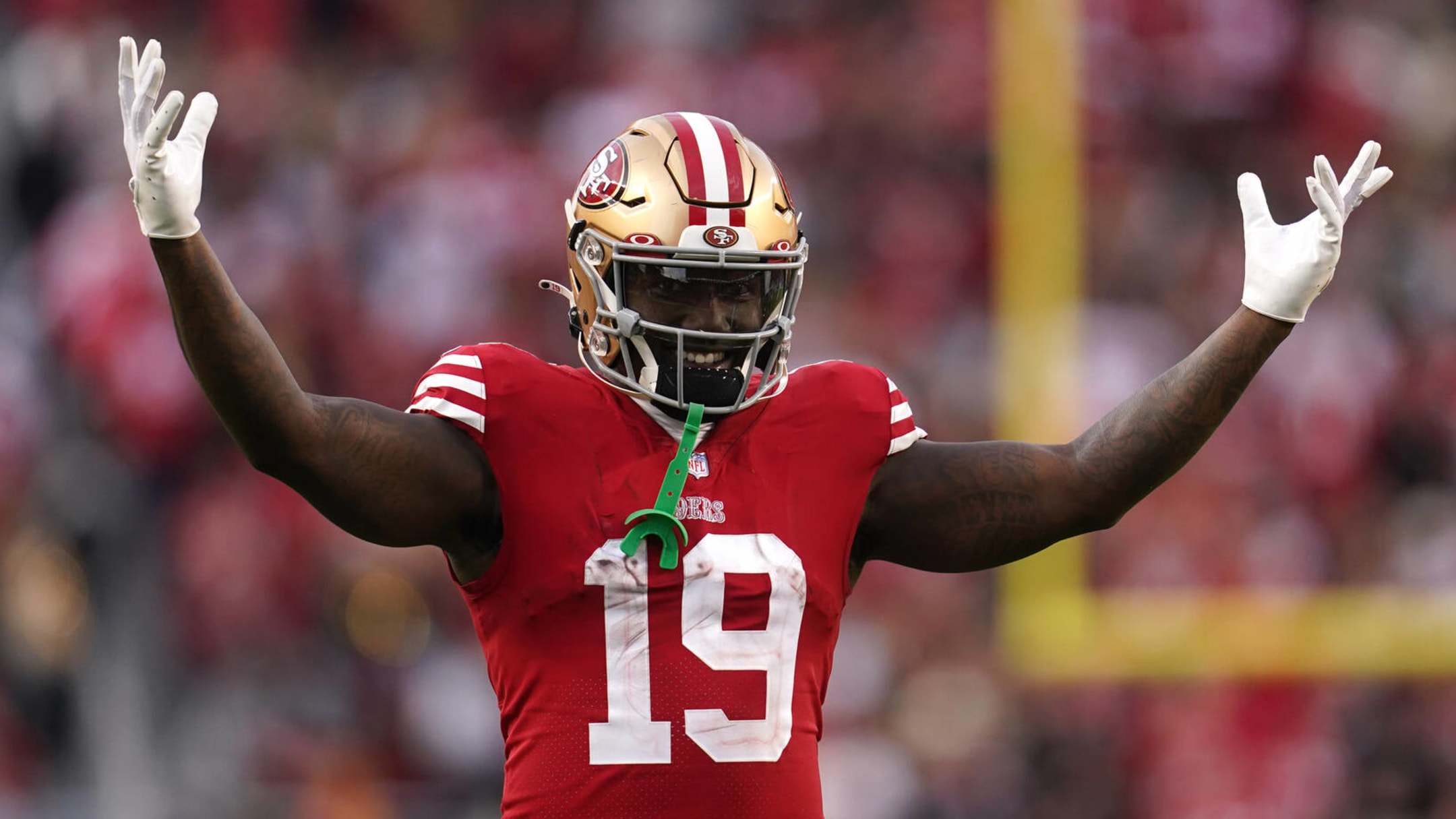 49ers' Deebo Samuel hangs up mid-interview over NFC championship question:  'That's a joke'