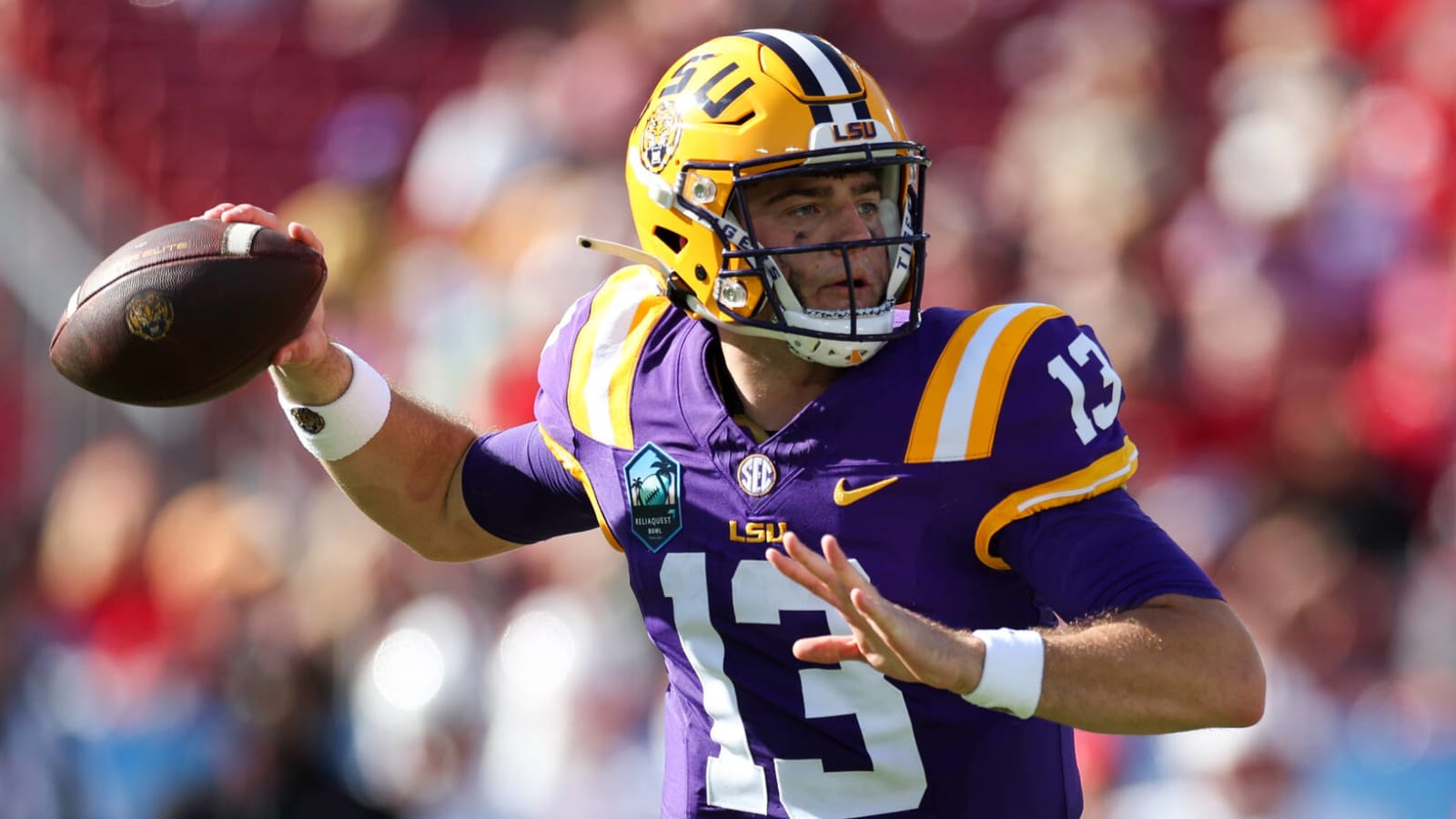 LSU QB appears ready to carry Jayden Daniels' Heisman torch