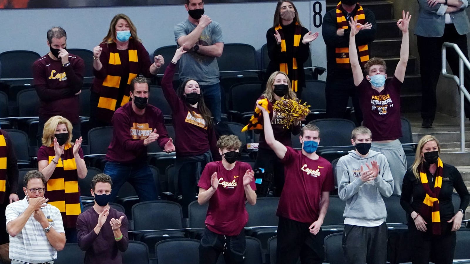 Loyola fans celebrate win with dynamite dance moves