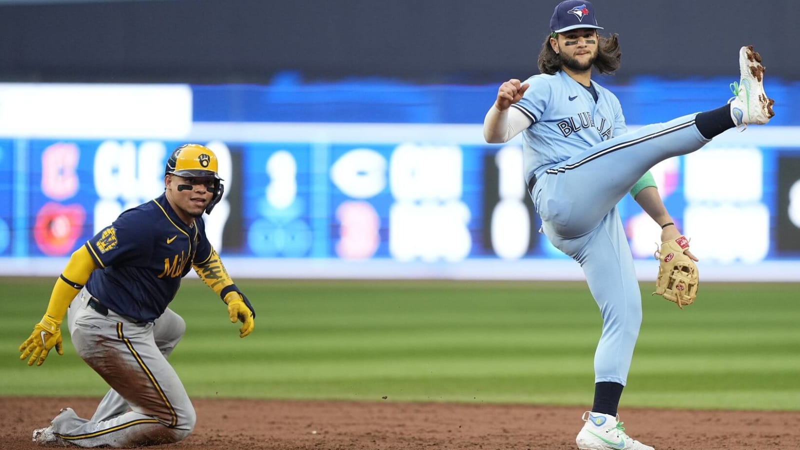 Blue Jays score seven in the first three frames to bury Brewers 7-2